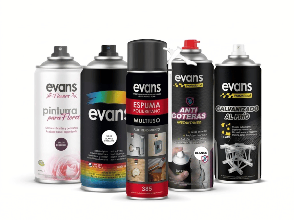 Productos de la marca EVANS del portafolio de BIG BOSS LATAM