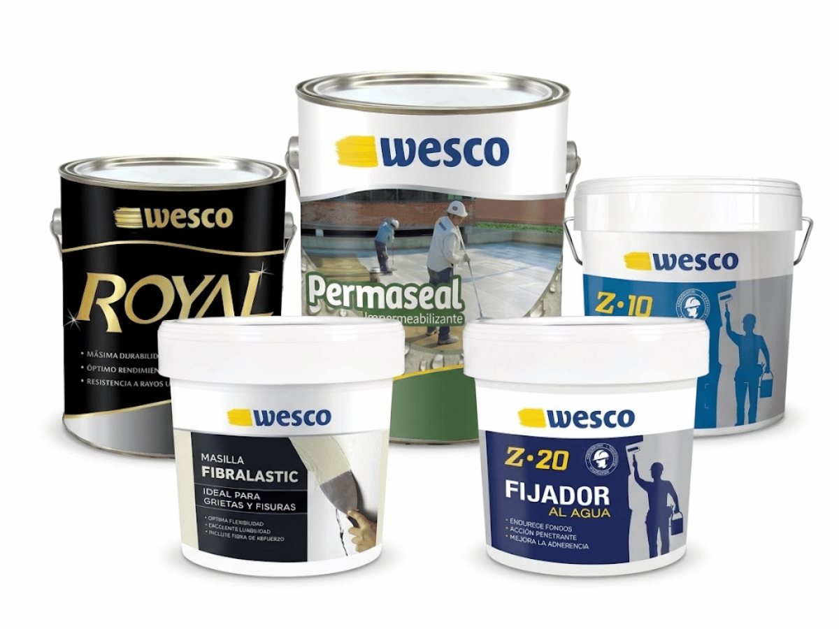 Pinturas WESCO del portafolio de BIG BOSS LATAM