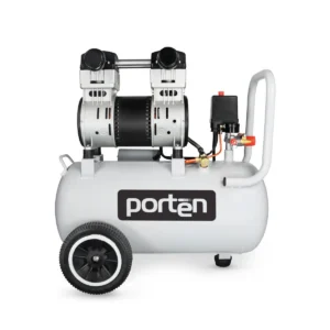 Compresor de aire silencioso sin aceite 2 HP 40 L 110 V - PORTEN