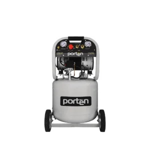 Compresor de aire silencioso sin aceite 2 HP 50 L 110 V - PORTEN