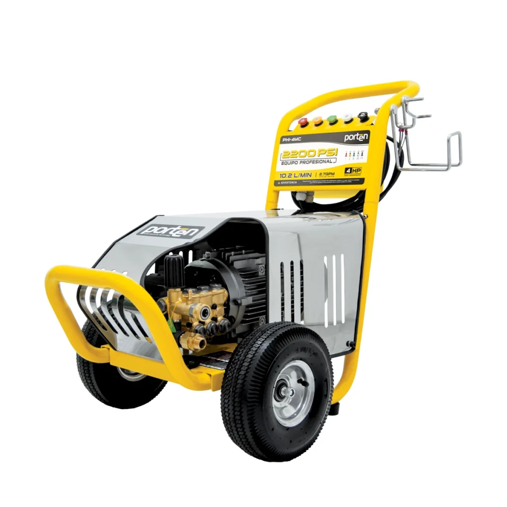 Hidrolavadora eléctrica 4 HP 2200 PSI 220 V monofásica - PORTEN