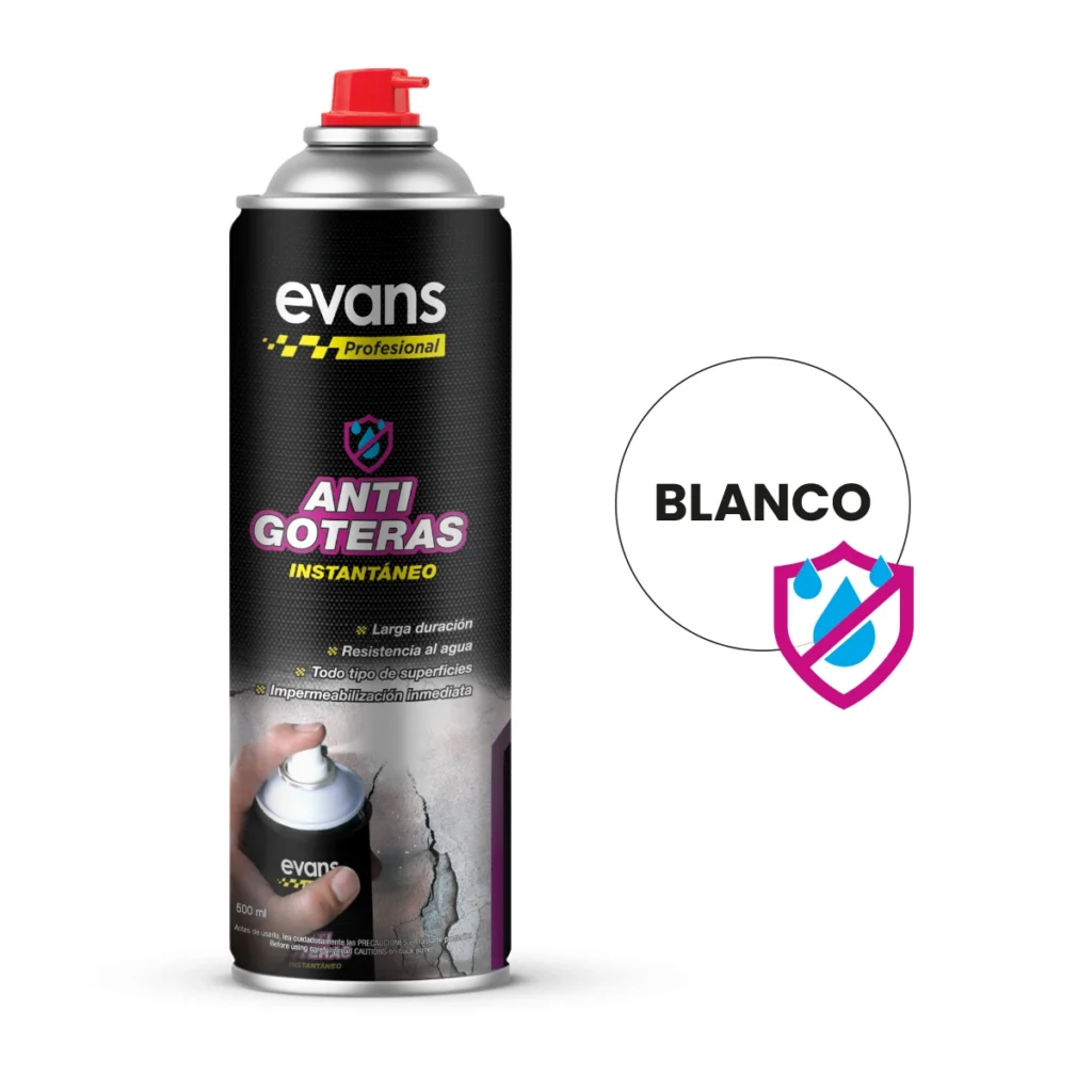 Spray antigoteras blanco 500 ml - EVANS