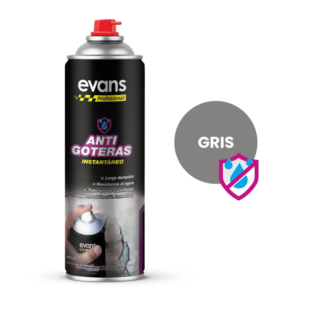 Spray antigoteras gris 500 ml - EVANS