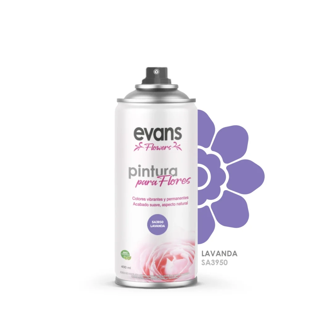 Spray para flores color Lavanda 400 ml - EVANS