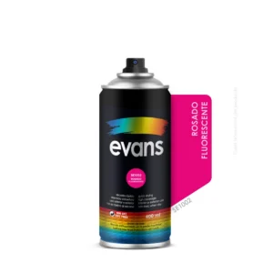 Pintura en spray rosado fluorescente 400 ml - EVANS