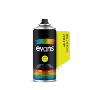 Pintura en spray amarillo fluorescente 400 ml - EVANS